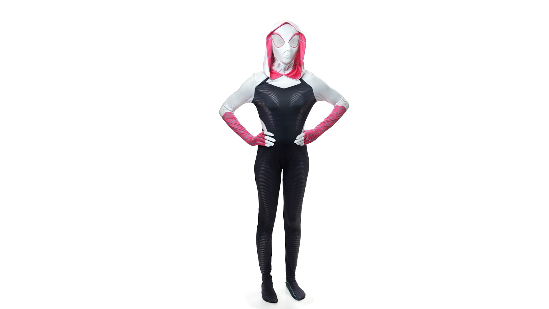 JWC4336 Spider Gwen Zentai 360 Action Rotation